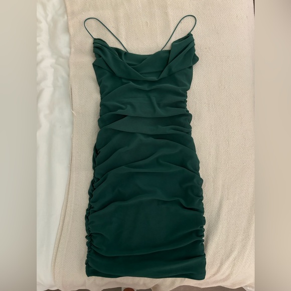 Deep green Garage sexy dress - Picture 1 of 5